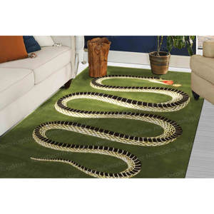 Alfombra Estampada: Diseño Animal Moderno para Baño, Salón o Cuarto de Hombre, Alfombra Suave No Tejida - Product Image 5