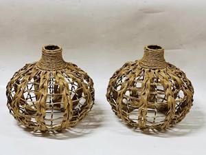 Pantalla de Lámpara Redonda de Estilo Asiático de Paja Marina Bao MInh, Diseño de Pantalla de Lámpara, Garantía de 10 Años, Venta al por Mayor - Product Image 2