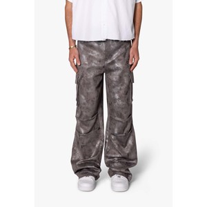 PANTALONES DE CARGO BAGGY DUAL TONE SUEDED - Product Image 2