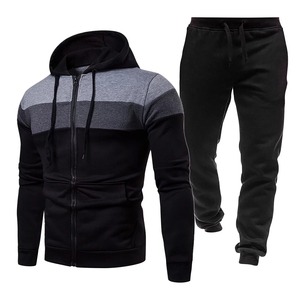 Chándal con logotipo personalizado, ropa de calle, chándales de algodón 100% para hombre, conjunto ligero para correr al aire libre de secado rápido - Product Image 3