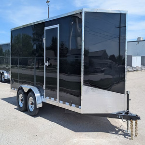 2026 7x16 Steel Enclosed Cargo <b>Trailer</b> 7000 GVWR Tandem Axle Utility <b>Trailer</b> V-Nose Ramp Door Equipment Cargo for sale - Product Image 1