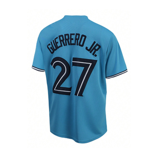 Maillot de baseball personnalisé avec emballage complet, boutons et motif imprimé, respirant, idéal pour l'entraînement des équipes et les tournois - Product Image 2