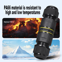 M20 IP68 Wasserdichtes Aluminium/Nylon UHF RF Solarstromsystem für den Außenbereich, Leiterplattenverbindungen, 450V 32-41A Schnellverschlussplatine