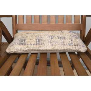 Beige Kilim Wool Pillow 8x16 Inch Luxury Rustic Fluffy Floral <b>Throw</b> for Sofa Bedding Portable Vintage Woven <b>Patchwork</b> Design - Product Image 4