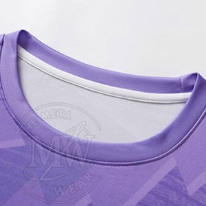 Factory Manufacturer's Latest Design High Quality Breathable Quick Dry Eco-Friendly Crew Neck Short Sleeve <b>Soccer</b> Uniform Sports - Product Image 3