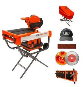 Sierra de Mampostería de Corte en Seco IQ-TS244-OPK de 2000W y 254mm (10 Pulgadas) de la Marca IQ Power Tools, Nueva y de Alta Calidad, con Mesa de Extensión y Accesorio para Aspiradora - Product Image 2