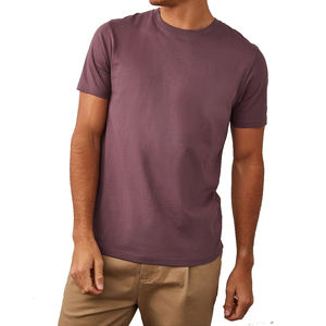 T-shirts pour hommes de haute qualité 100% coton Logo personnalisé et service OEM Style formel pour garçons à la mode - Product Image 4