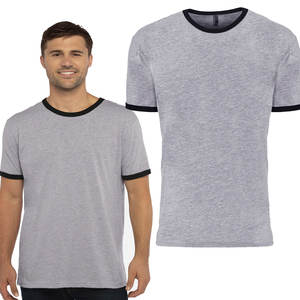 เสื้อยืดริงเกอร์แขนสั้นสำหรับ3604เครื่องแต่งกายระดับสำหรับทุกเพศเสื้อ100% ผ้าฝ้ายถักทันสมัยพอดีตัว - Product Image 4