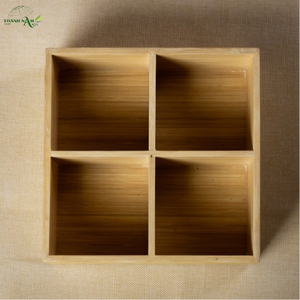 Modern Bamboo <b>Storage</b> <b>Box</b> & Tray-Eco-Friendly Reusable Multi-Purpose Handcrafted Organizer - Product Image 3