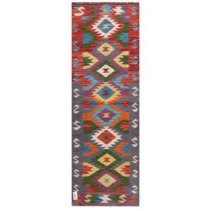 Alfombra Imaco Maimana, Alfombra Kilim Afgana, 185 x 63 cm, Accesorio de Decoración para el Hogar - Product Image 1