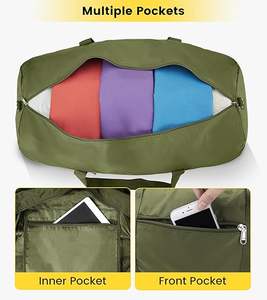 Bolsa de Gimnasio de Lona Ligera de Alta Calidad, Transpirable, con Logotipo Personalizado y Estampado Sublimado a Color para Gimnasio y Deportes - Product Image 4