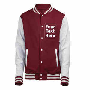 Chaqueta de equipo de diseño personalizado OEM para hombre Chaqueta Premium Chaqueta de béisbol con letras para hombre - Product Image 5