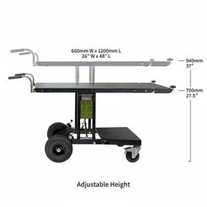 Carretilla Manual Reforzada Etruk 2.0 de Cuatro Ruedas con Ruedas de Madera para Uso Industrial, Estructura Autocargable, Capacidad para Subir Escaleras, OEM - Product Image 1