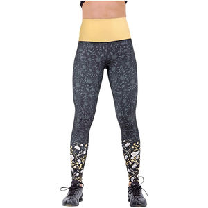 เลกกิ้งเอวยางยืดสำหรับผู้หญิงเลกกิ้งแฟชั่นพิมพ์ลายทาง - Product Image 2