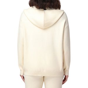 Sweat à capuche en molleton tricoté pour femme, délavé à l'acide, surdimensionné, lourd, épais, uni, chaud, pull, épaules tombantes, coupe ample, personnalisé - Product Image 2