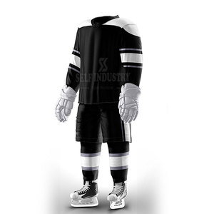 Uniforme de Hockey sobre Hielo sin Mangas para Hombre, Personalizado, Cómodo, Transpirable, de Alta Calidad, 100% Poliéster, en Existencia, Tallas Personalizadas - Product Image 4