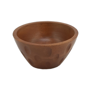 Bol rond en bois pour la maison et le restaurant Vaisselle Ustensiles de cuisine en bois Bol à mélanger fait à la main personnalisé à un prix abordable - Product Image 3