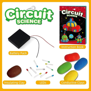 Kit de Ciencia de Circuitos de Arcilla Conductora EPT DIY, Juguete Educativo STEM Montessori para Experimentos de Física para Niños de 8 a 12 Años - Product Image 2