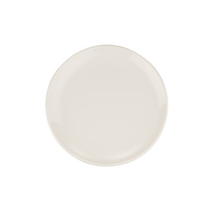 Plato Plano de Porcelana Bonna Gourmet de 21 cm, Blanco Clásico Moderno, Apto para Lavavajillas, para Cenas y Postres, Ideal para Fiestas - Product Image 1