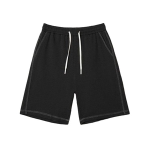 Pantalones cortos de hombre de alta calidad 100% algodón, ropa deportiva de verano y pantalones cortos casuales para correr, pantalones cortos de hombre sencillos con microestiramiento. - Product Image 1