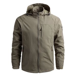 . Blouson aviateur pour homme en tissu léger avec fermeture à glissière sur le devant, poignets et col côtelés, parfait pour un usage quotidien et les sorties - Product Image 6