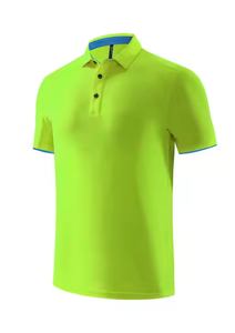 เสื้อโปโล92% 8% โพลีเอสเตอร์ผ้าสแปนเด็กซ์เสื้อโปโลสำหรับผู้ชายเสื้อกอล์ฟแบบสั่งตัดตามแบบได้ - Product Image 3