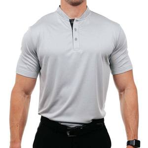 Camisas de Hombre 100% Algodón de Punto, Servicio OEM, Diseño de Texto Personalizado, Uniforme Formal de Color Sólido, Secado Rápido, Corte Regular - Product Image 2