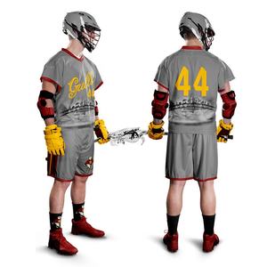 Conception personnalisée Prix d'usine à impact élevé Uniforme de joueur de crosse à impression thermique Uniforme de crosse à sublimation - Product Image 2