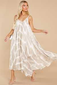 100% rayonne cravate teinture sans manches col en v Maxi robe pour les femmes décontracté vacances parole longueur écologique naturel taille robe tissée - Product Image 3