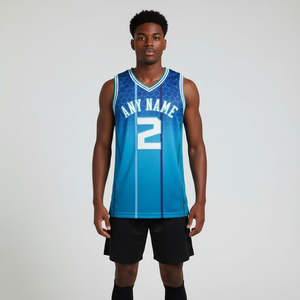 Maillot de basket-ball pour hommes en gros 2026 Personnalisé Broderie Impression par sublimation Respirant Grande taille Sans manches 100% Polyester Haute qualité - Product Image 3