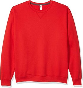 Sudadera Roja de Cuello Redondo para Hombre, Corte Regular, 100% Algodón, Felpa Francesa, Estilo Casual para Otoño - Product Image 4