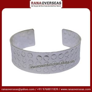 Hot Selling Engraved Pattern Hammered Texture Brass Cuff Bangle Open <b>Adjustable</b> Handmade Metal <b>Bracelet</b> - Product Image 4