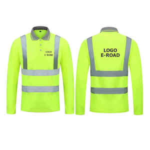 Camisa reflectante para hombre, ropa de trabajo de seguridad, camiseta transpirable de alta visibilidad, cinta reflectante, ajuste cómodo y duradero - Product Image 3