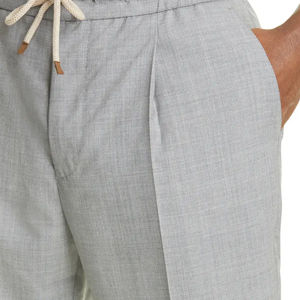 Pantalons de sport pour homme, taille haute, coupe ample, respirants, nouvelle mode, service OEM, couleur unie, jambe droite décontractée - Product Image 4