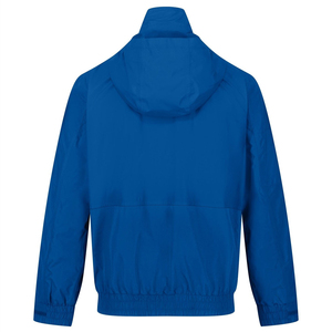Veste coupe-vent imperméable légère pour homme, avec capuche, pour le sport et les activités de plein air, décontractée, zippée, pour la randonnée, bleue - Product Image 4