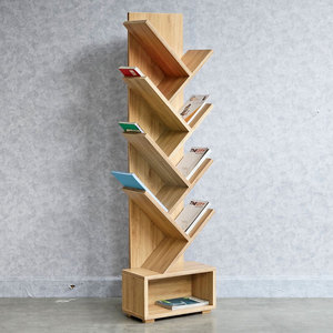 Handcrafted <b>Tree</b> <b>Branch</b> Bookshelf 40x20x150cm Plywood KS68219 for Living Room Dcor - Product Image 2