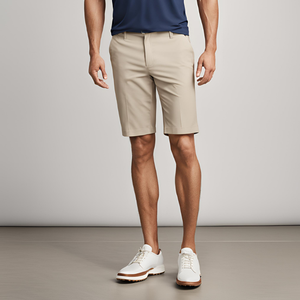 ... Pantalones cortos de golf transpirables para hombre, ropa deportiva de ajuste personalizado, tela elástica, ligera y suave para actividades al aire libre - Product Image 5