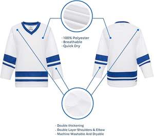 Venta al por mayor barato de alta calidad Buffalo Hockey sobre hielo Jersey Venta caliente American All Team NHLing cosido Imprimir Sportwear Shirt Tops - Product Image 6