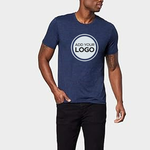 T-shirt en coton haute densité 6 oz avec impression graphique personnalisée, col et épaules thermocollés, vente en gros, vêtements vierges pour la revente indépendante - Product Image 2