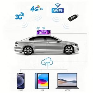 Panneau d'affichage LED double face Junchen P5 4K couleur intégrale, étanche IP67, pour publicité sur toit de taxi, utilisation extérieure - Product Image 5