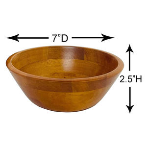 Acacia Wood Serving Bowl Set of 4 <b>Food</b> Grade Custom Design Round Wooden Bowl Manufacturer <b>for</b> Hotels and Restaurant Supply Bowls - Product Image 3