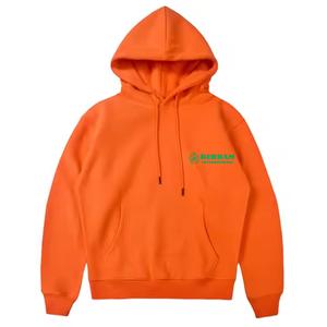เสื้อฮู้ดผ้าฝ้าย100% สำหรับผู้ชายเสื้อฮู้ดแบบสวมหัวตัวหลวมสำหรับผู้ชายเสื้อกันหนาวแบบสวมหัวหนาทรงหลวมสำหรับใส่โลโก้ได้ตามต้องการ - Product Image 3