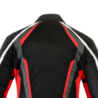 Blouson de moto en cuir pour homme, équipement de course, vêtements de moto, manches longues, protection moto, coupe-vent