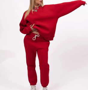 Conjunto Deportivo de 2 Piezas de Lujo a la Moda para Mujer, Estilo Terry Personalizado, Ropa Deportiva Premium para Gimnasio y Jogging - Product Image 3