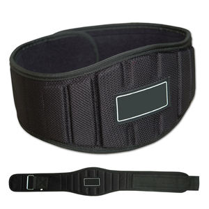 Ceinture en Nylon d'entraînement en néoprène professionnel, couleur noire, unisexe, réglable, Fitness, haltérophilie, entraînement - Product Image 6