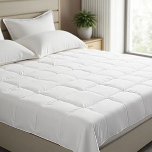 Hotel-Quality Ultra Soft 220x225cm Summer <b>Duvet</b> Insert Breathable Cotton Cover Plain Pattern Modern Style Washable for Home Use - Product Image 2