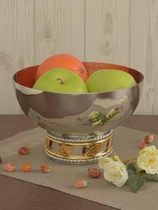 Bol martelé à la main brillant en acier inoxydable de haute qualité pour la décoration de service d'hôtel et de restaurant à la maison - Product Image 3