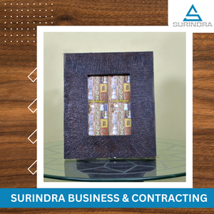 Cadre photo en bois massif de haute qualité fait à la main, finition antique, 8x10 pouces, pour cadeau et décoration, super offre, marque SURINDRA - Product Image 3