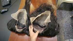 PERRUQUES DE CHEVEUX DE BAS ÉPAIS SOYEUX À DOUBLE TIRAGE NON TRAITÉS COUVERTURE COMPLÈTE EXTENSIONS DE CHEVEUX SANS COUTURE SANS VIETNAMIE - Product Image 2