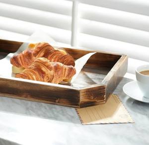 Plateau en bois de pin de qualité supérieure pour servir un décor en bois fait à la main et un plateau de service pour hôtels et restaurants à un prix raisonnable - Product Image 2